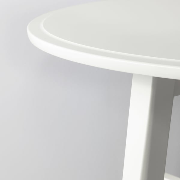 KRAGSTA coffee table, white, 90 cm