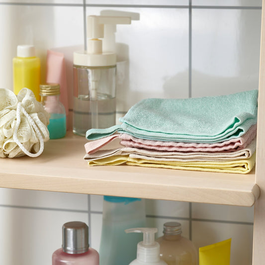 KRAMA washcloth, multicolour, 30x30 cm, 4 pack