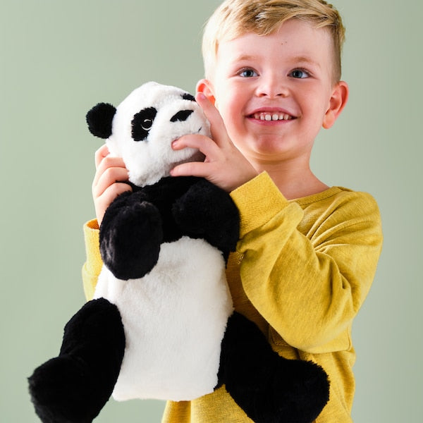 KRAMIG - Soft toy, white/black