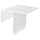 KRAMPHULT armrest tray, white/metal, 30x25 cm