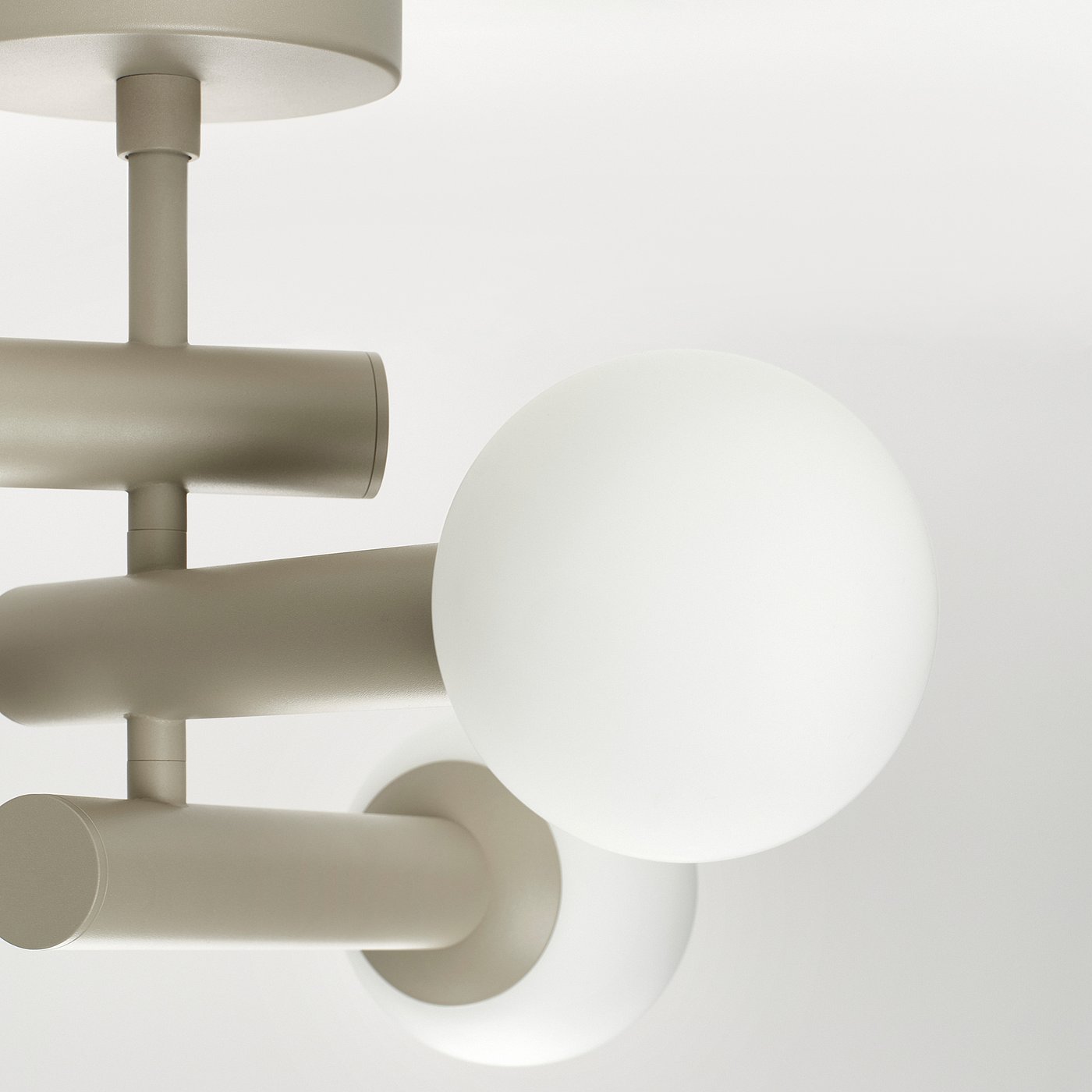 KRANBALK ceiling lamp, beige, 49x37 cm