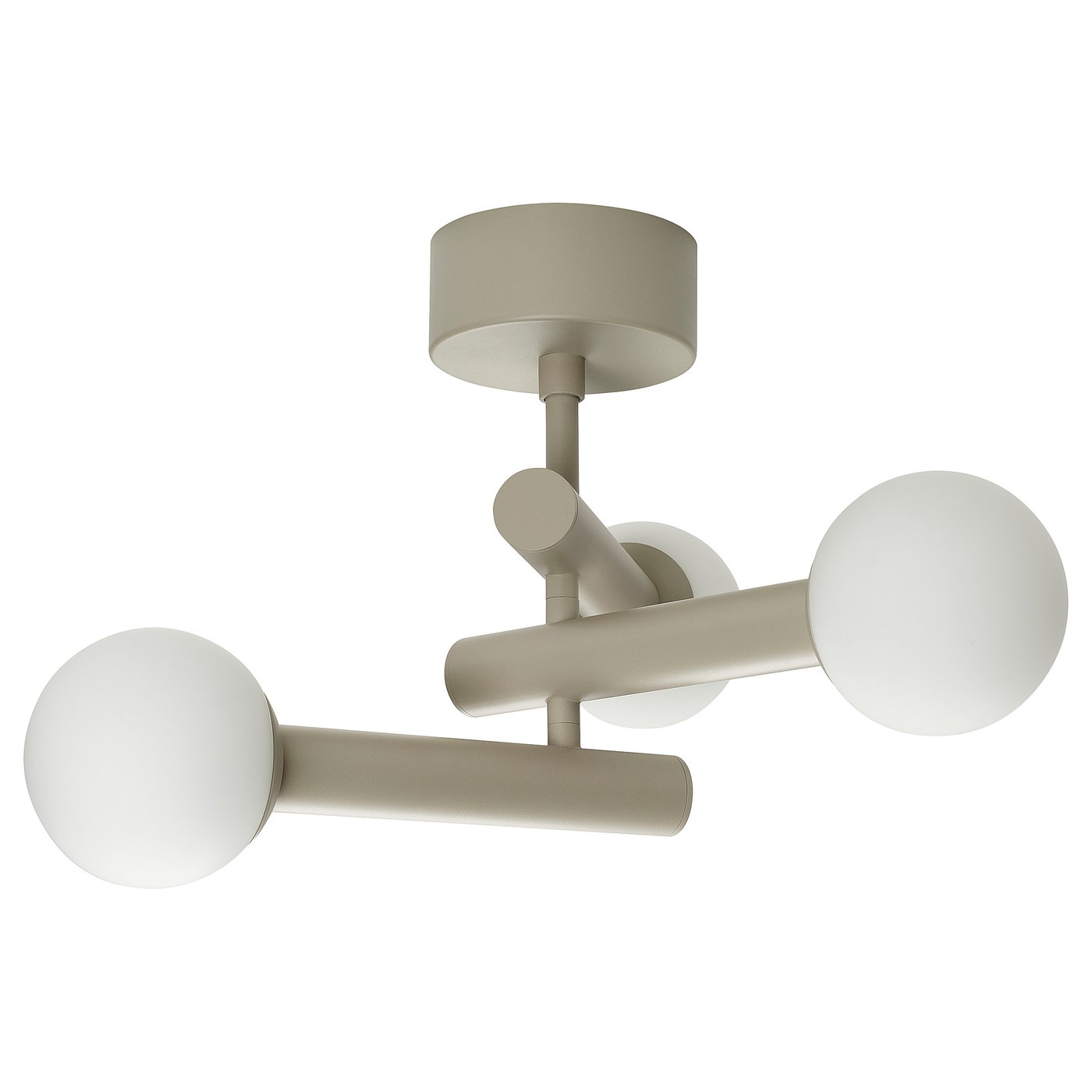 KRANBALK ceiling lamp, beige, 49x37 cm