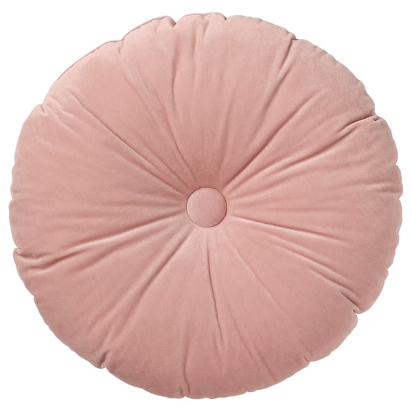 KRANSBORRE cushion, light pink, 40 cm