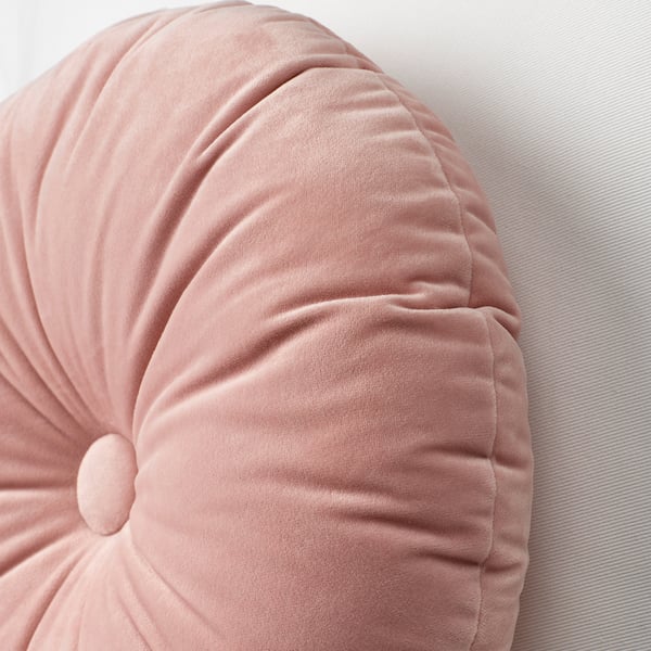 KRANSBORRE cushion, light pink, 40 cm