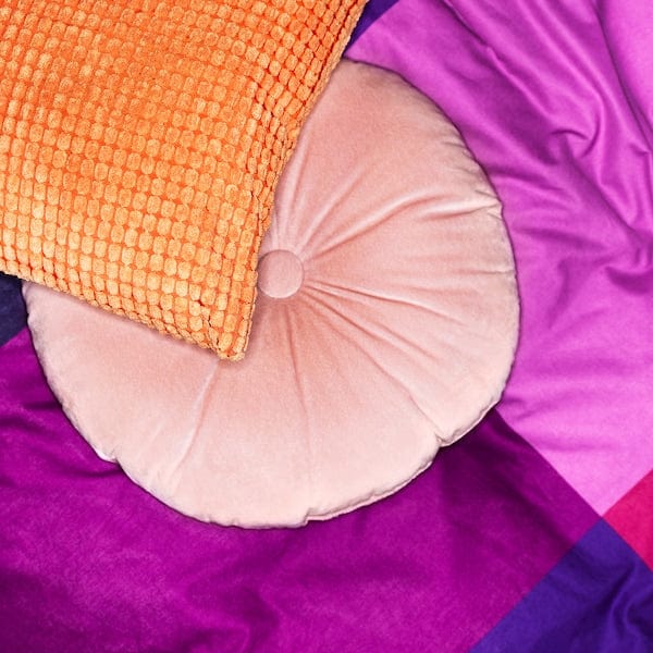 Ikea KRANSBORRE Pillow - pale pink 40 cm , 40 cm