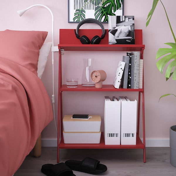 KRÖNIKÖR open storage, red, 60x35x91 cm