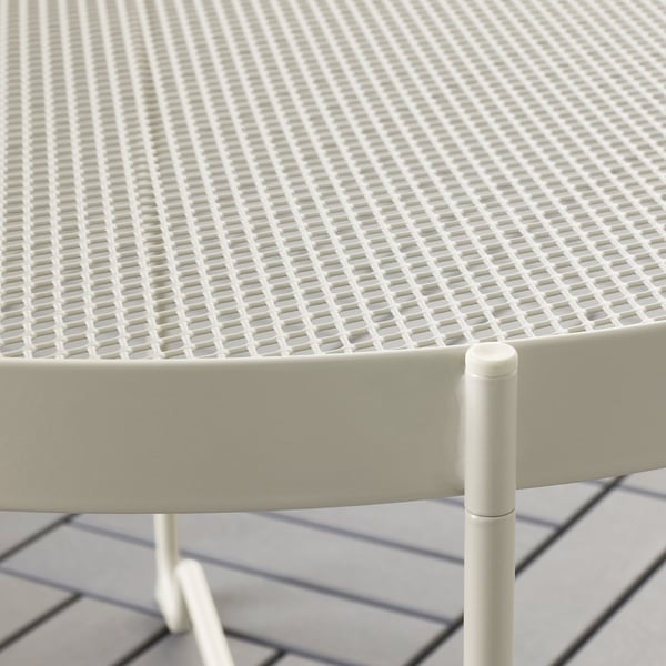 KROKHOLMEN coffee table, outdoor, beige, 73 cm