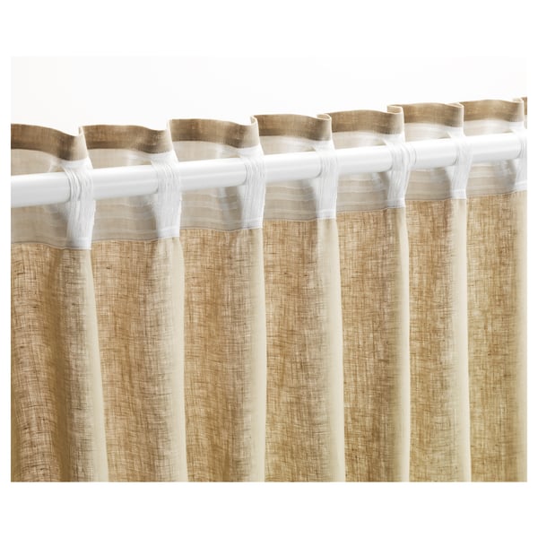 KRONILL pleating tape, white, 8.5x310 cm