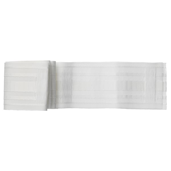 KRONILL pleating tape, white, 8.5x310 cm