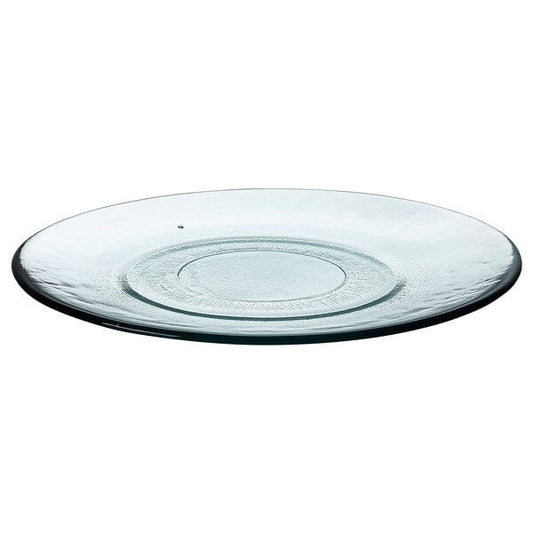 Ikea KRONKLEMATIS - Plate, clear glass,20 cm