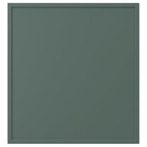 KRUKMAKARE door, dark grey-green, 60x64 cm