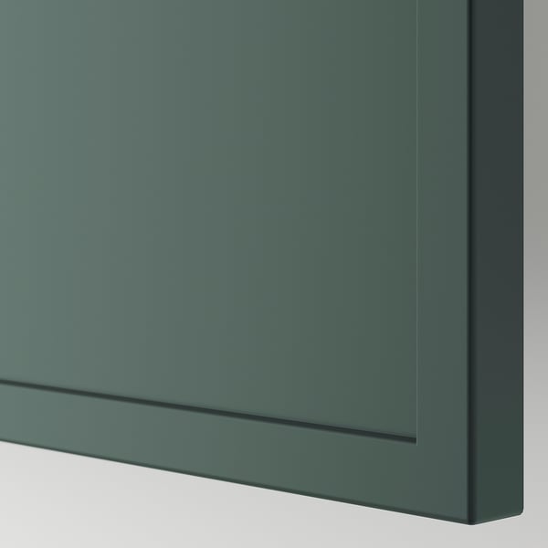 KRUKMAKARE door, dark grey-green, 60x64 cm