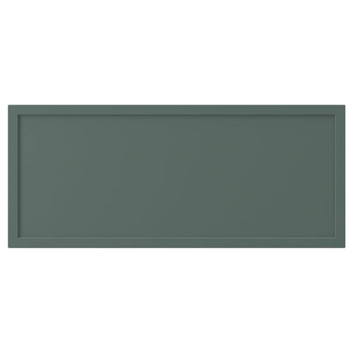 KRUKMAKARE drawer front, dark grey-green, 60x26 cm