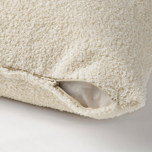 KRYDDBUSKE cushion cover, light beige, 50x50 cm