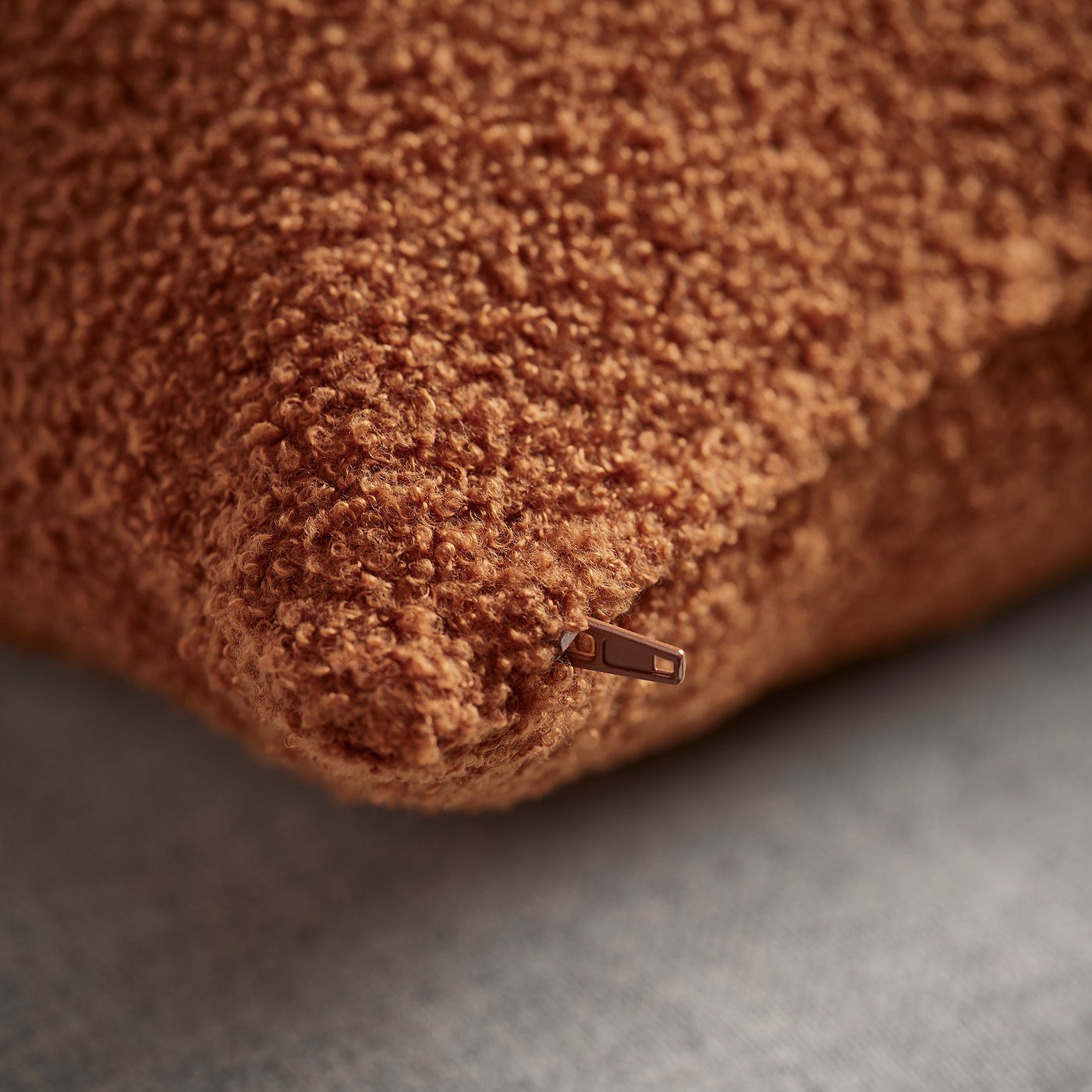 KRYDDBUSKE cushion cover, brown-red, 50x50 cm