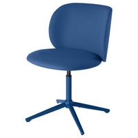 KRYLBO swivel chair, Tonerud blue, 63 cm