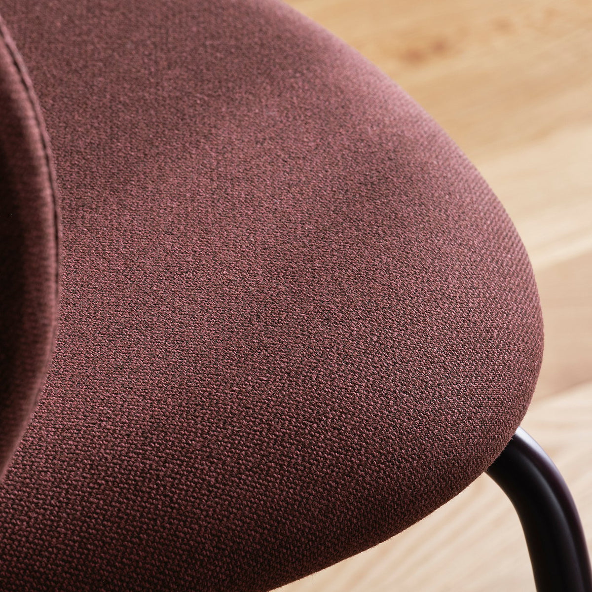 KRYLBO chair, Tibbleby dark red, 55x75x51 cm