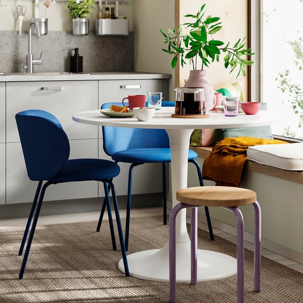 KRYLBO chair, Tonerud blue, 55x75x51 cm