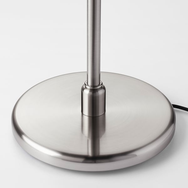 KRYSSMAST table lamp base, nickel-plated, 24 cm
