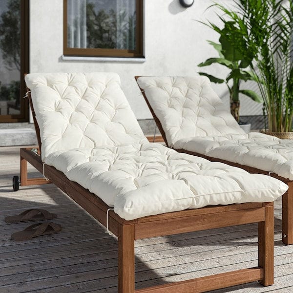 Ikea KUDDARNA Sun lounger cushion - beige 190x60 cm