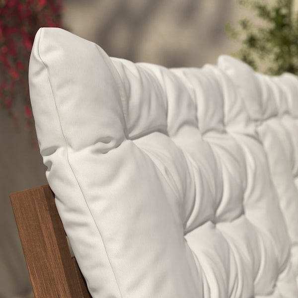 Ikea KUDDARNA - Outdoor back cushion, light gray-beige,62x44 cm