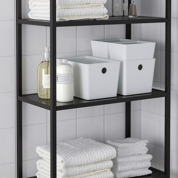 Ikea KUGGIS - Box, white, 13x18x8 cm