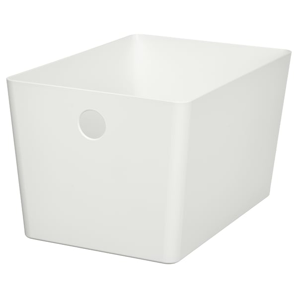 KUGGIS box, white, 18x26x15 cm
