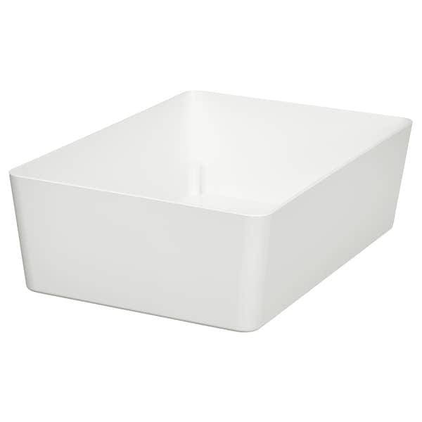 Ikea KUGGIS - Box, white, 18x26x8 cm