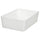 KUGGIS box, white, 18x26x8 cm