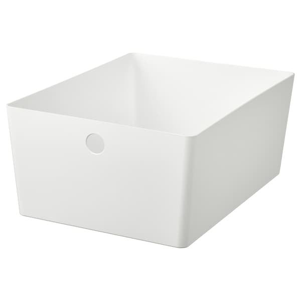 KUGGIS - Container, white,26x35x15 cm
