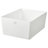 KUGGIS box, white, 26x35x15 cm