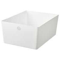 KUGGIS - Container, white,26x35x15 cm