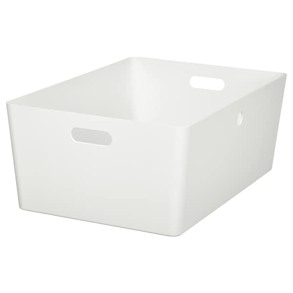 Ikea KUGGIS - Box, white, 37x54x21 cm