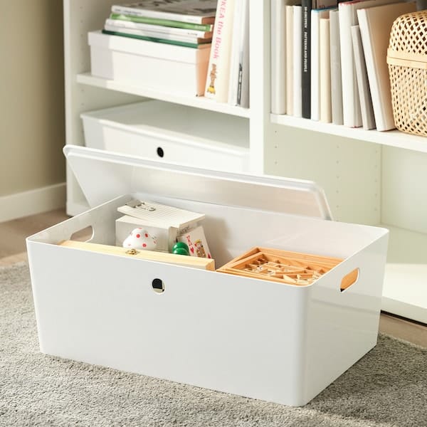 Ikea KUGGIS - Box, white, 37x54x21 cm