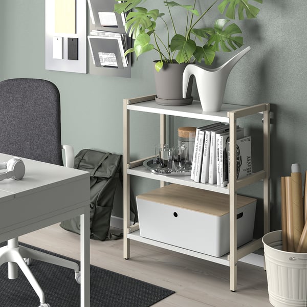 KUGGIS box, white, 37x54x21 cm