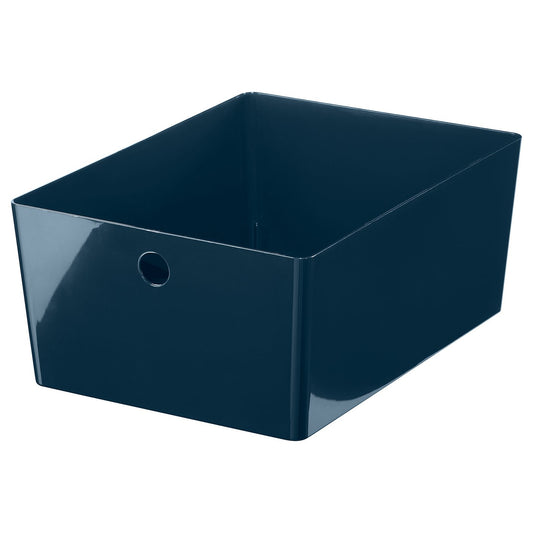 KUGGIS box, black-blue, 26x15x35 cm