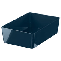 KUGGIS box, black-blue, 18x26x8 cm