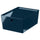 KUGGIS box with lid, black-blue, 26x15x35 cm