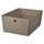 KUGGIS - KUGGIS Box, dark grey-beige, 26x35x15 cm