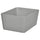 KUGGIS - KUGGIS Box, light grey, 13x18x8 cm
