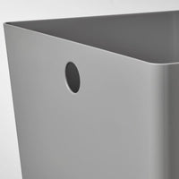 KUGGIS - Container, light grey,26x35x15 cm