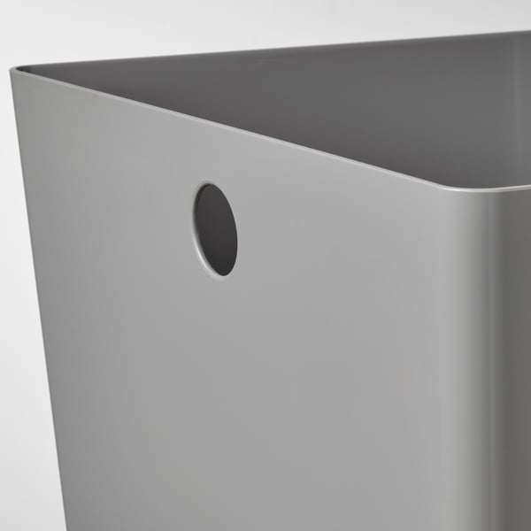 KUGGIS - KUGGIS Box, light grey, 26x35x15 cm