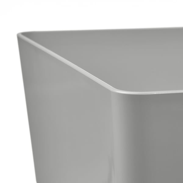 KUGGIS - KUGGIS Box, light grey, 18x26x8 cm