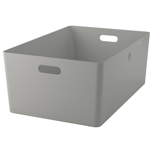 KUGGIS - KUGGIS Box, light grey, 37x54x21 cm