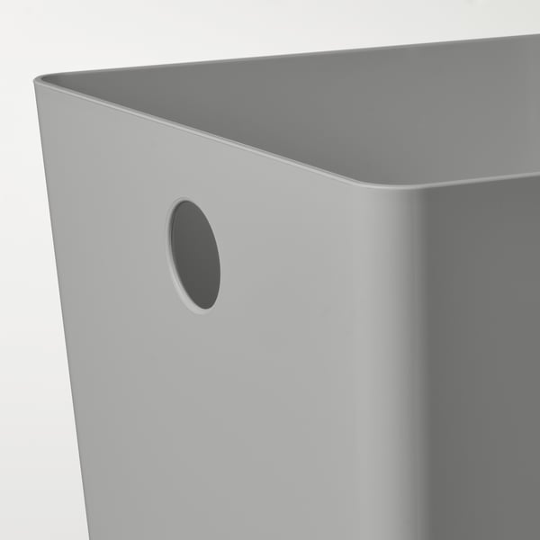 KUGGIS box, light grey, 18x26x15 cm