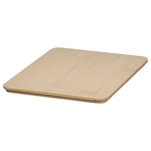 KUGGIS lid, bamboo, 13x18 cm