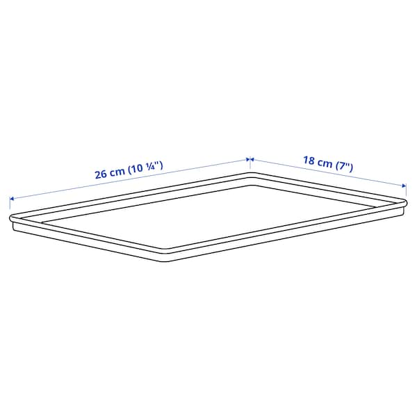 Ikea KUGGIS - Lid, white, 18x26 cm