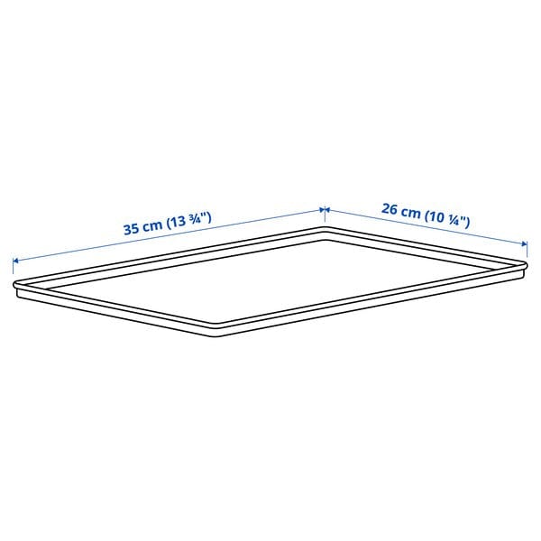 Ikea KUGGIS - Lid, white, 26x35 cm