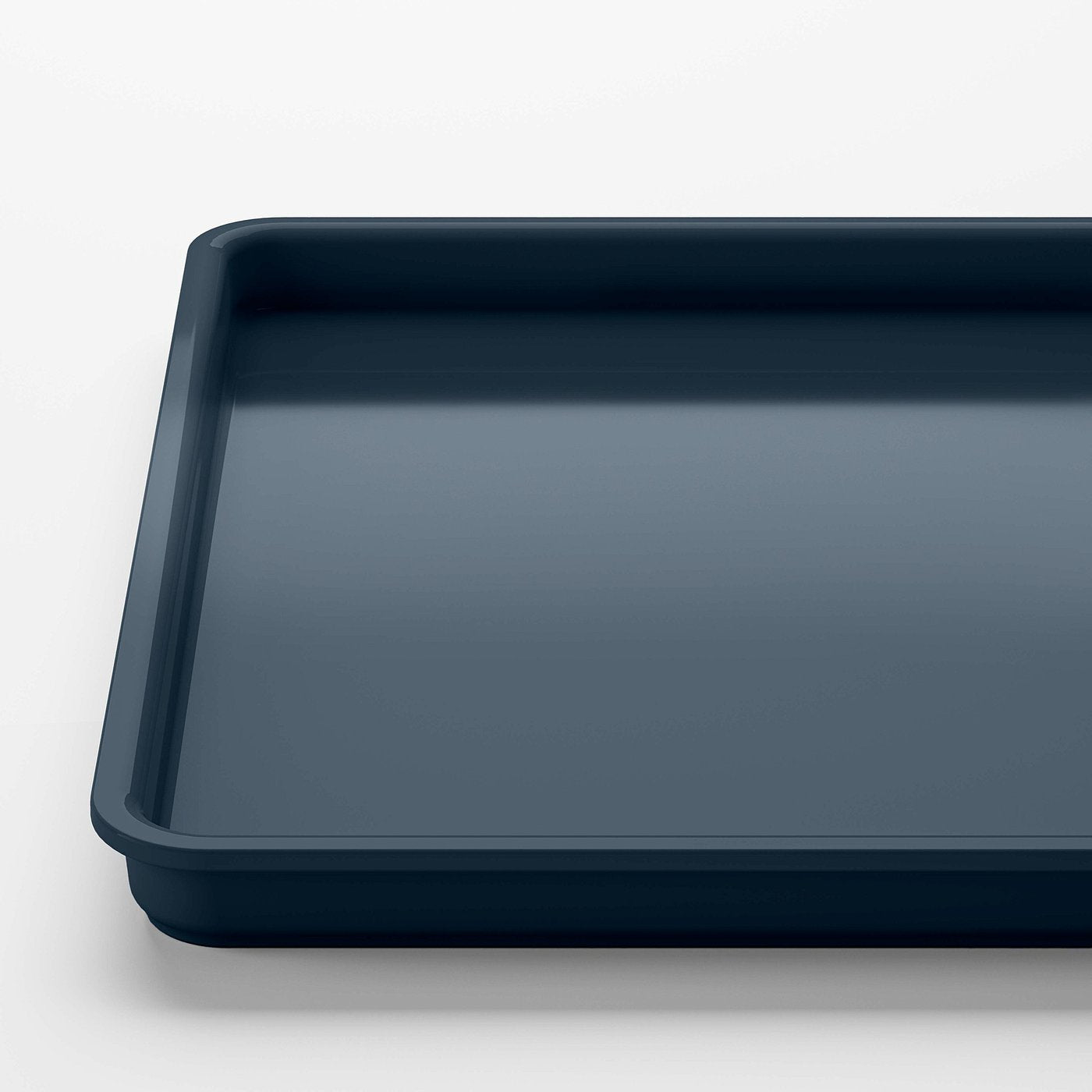 KUGGIS lid, black-blue, 18x26 cm