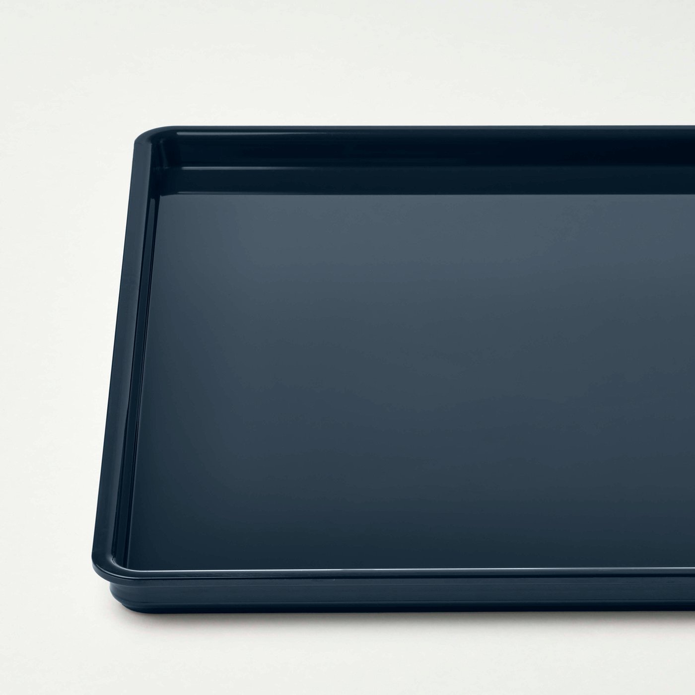 KUGGIS lid, black-blue, 26 cm